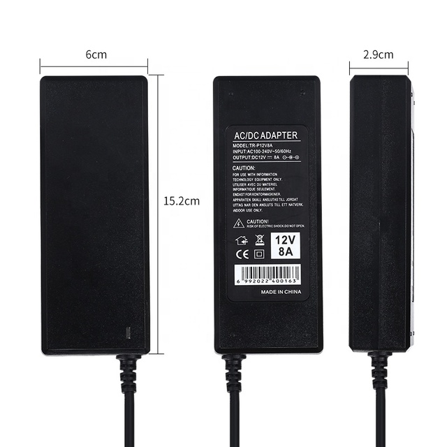 CCTV CAMERA Power Adapter 12V 30A and Stable Transmission Charger Power Adapter and DC Plug