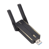 Adaptateur WiFi 6 USB3.0 haute vitesse 1800 Mbps, carte réseau sans fil pour ordinateur, dongle WiFi double bande 802.11ax, pilote gratuit pour PC