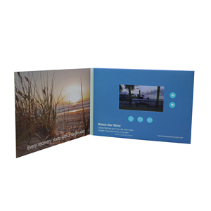 Popular Libreta de Invitaciones de Boda Personalizada de 4.3 Pulgadas, Regalos Empresariales, Reproductor de Música con Pantalla LCD, Tarjeta de Felicitación, Folleto de Video - Product Image 1