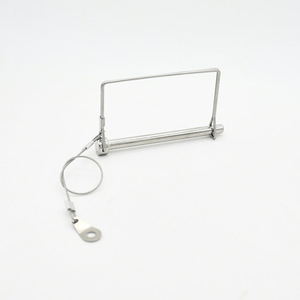 Lanyue – Pince carrée en acier inoxydable 304 avec corde anti-perte de type D pour équipement de fitness - Product Image 2