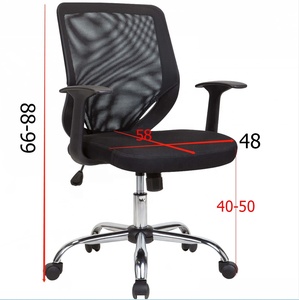 Foshan GW-095 chaise de bureau de haute qualité Design moderne respirant maille ergonomique chaise du personnel avec coussin en tissu <span class=keywords><strong>pas</strong></span> <span class=keywords><strong>cher</strong></span> - Product Image 5