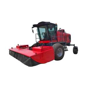 Machine de coupe et d'aplanissement d'alfalfa autopropulsée à commande hydraulique / Unité de tondeuse à gazon et de débroussailleuse autopropulsée - Product Image 1