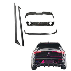 Jupe latérale de diffuseur arrière de lèvre avant de fibre de carbone en gros pour le becquet arrière de hayon de <span class=keywords><strong>Golf</strong></span> 8 - Product Image 1