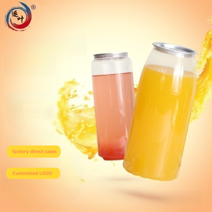 Vasos de Plástico Personalizados de 250ml, 330ml, 500ml con Tapa Fácil de Abrir, Latas de Bebida, Latas de PET para Jugo y Refrescos, Latas de Plástico para Bebidas con Tapas - Product Image 4