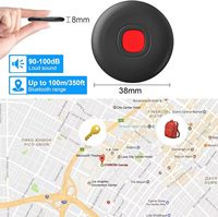 Localizador GPS para Rastrear Objetos, Paquete de 4, Compatible con la Aplicación Find My de iOS, para Llaves/Equipaje/Maletas, con Llamada de Emergencia SOS, Resistente al Agua IP67