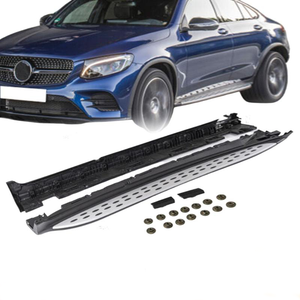 China Factory Car Accessories Side <b>Steps</b> SUV Running Board For BENZ GLC-L V254 2015-2022 car side <b>step</b> Aluminium Alloy - Product Image 1