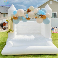 Château gonflable d'intérieur combiné avec piscine à balles, en bâche PVC 0,55 mm à double couture, souffleur et accessoires de réparation, certifié CE