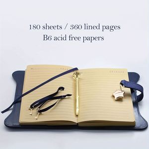 Popular Choice High Quality New Fashion 360 Leather A5 Thermal Binding Refillable 180 Sheets Hardcover Journal <b>Notebook</b> Women - Product Image 4