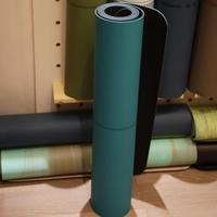Tapis de yoga personnalisé écologique en caoutchouc naturel, tapis de yoga et de Pilates incurvé en PU, ovale, en forme d'arche, personnalisé