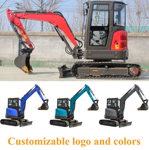 EPA 유로 5 엔진 무료 배송 3.5 톤 농장 미니 굴삭기 붐 스윙 3500KG 크롤러 굴삭기 마이크로 가방 판매 - Product Image 6