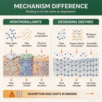Additif Alimentaire Liant les Mycotoxines, Enzymes Alimentaires pour Degrader l'Aflatoxine, Protègent la Santé Intestinale du Bétail