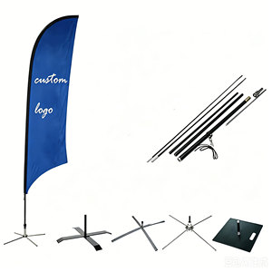 Top Selling Windproof Digital Printing Adjustable Polyester Flag <b>Pole</b> for Indoor/Outdoor Flags and Banners - Product Image 5