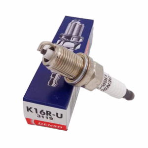 หัวเทียนแท้ DENSO K16R-U 3119 แกนทองแดง ร่องรูปตัวยู จุดระเบิดเสถียร สำหรับรถยนต์เบนซิน อะไหล่ทดแทนสำหรับตลาดอะไหล่รถยนต์ - Product Image 2