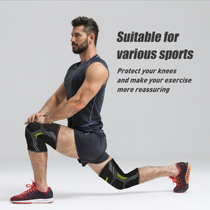 Kunli ปลอกพยุงข้อเข่า, ปลอกป้องกันการลื่นสำหรับเล่นวอลเลย์บอลวิ่งคู่ Basketball1 - Product Image 4