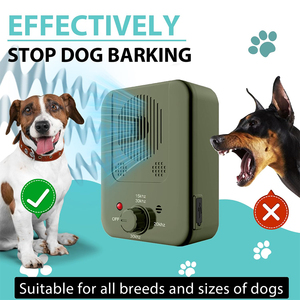 Système anti-aboiement rechargeable 3 modes, étanche, <span class=keywords><strong>pour</strong></span> chiens, intérieur/extérieur, dissuasion ultrasonique, dispositif d'entraînement personnalisé en plastique - Product Image 2