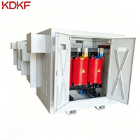 Transformateur à résine coulée de type sec 13,8 kV à 480 V 60 Hz, bobinage en cuivre Dyn11, norme IEC, équipement de sous-station intérieur