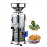 Machine à pâte verticale commerciale en acier inoxydable pour la fabrication de beurre de cacahuète, de pâte de soja, de pâte de légumes et de pâte de noix