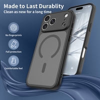 Étui de téléphone magnétique à détection de peau pour iPhone 18 Pro Max, protection complète de l'objectif, coque antichoc