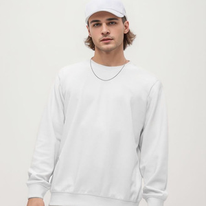 Camisetas de Manga Larga con Cuello Redondo para Hombre, Talla Grande <span class=keywords><strong>4XL</strong></span>, Ligeras, Lisas, Unisex, con Logotipo Bordado Personalizado - Product Image 1