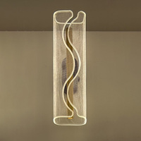 Applique murale LED moderne en forme de S pour chambre, couloir, escalier, décoration intérieure, luminaire de chevet, vente en gros