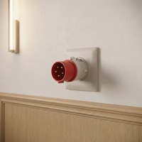 Prise et Fiche Industrielles Étanches et Anti-Poussière pour Extérieur, 5 Prises, 32A, 5P, IP44, 400V, Connecteur Électrique, Fiche Femelle