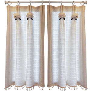 Pháp Cafe nhà bếp cửa sổ ngắn nửa rèm cửa sổ bay cửa sổ Tủ bóng râm xấu xí phân vùng Cửa Rèm valances - Product Image 5