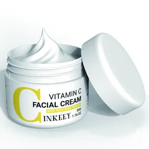 Vitamin C aufhellende Gesichts creme Erfrischende feuchtigkeit spendende, nicht klebrige und absorbierende Hautpflege creme