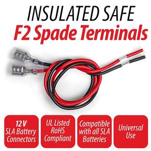 6,3 мм быстросъемный провод 18 Awg соединительные разъемы динамик с одной головкой обжимной клеммой изоляционный рукав с красным и черным - Product Image 3