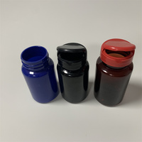 Capsules en plastique pour les animaux de compagnie, 100cc/150cc, personnalisable, vide, transparentes, bouteille pour les complément vitamines, avec emballage, 50 pièces