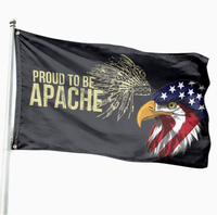 Drapeaux de fanions promotionnels personnalisés en polyester 3x5 pieds, bannières vierges sublimées avec logo, tout design, pour extérieur, vente en gros