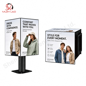 Pantalla LED para Exteriores P3.91, Pantalla LED de Cubo Mágico de 4 Lados, Fácil Instalación para Publicidad - Product Image 1