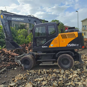 Prix raisonnable Hyundai 150W-9t a utilisé l'excavatrice de roue avec la puissance forte en vente - Product Image 3