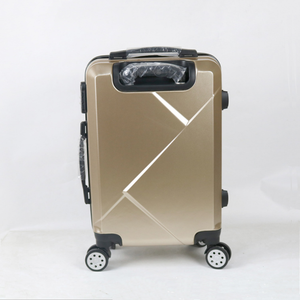 Factory Wholesale 20 24 Inch Custom Logo <strong>Suitcase</strong> Gold Luggage <strong>Blue</strong> <strong>Suitcase</strong> - Product Image 2