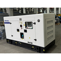 Generador Diésel Silencioso de Alta Resistencia de 20kW con Sistema de Refrigeración por Agua ATS 50Hz/60Hz, Estación de Energía Industrial para Construcción