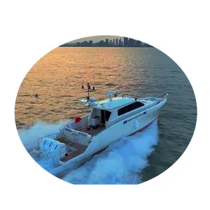 Yacht de luxe qingdao 17m bateau de croisière bateau de sport en aluminium à vendre