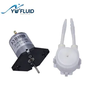 YW'Fluid 24v mikro peristaltik pompa ile dc motor sıvı için kullanılan transferi emme veya dolum
