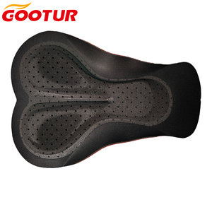 Coussin de selle de vélo 3D <span class=keywords><strong>rembourré</strong></span> pour <span class=keywords><strong>femme</strong></span>, ergonomique, absorbant les chocs, en mousse à mémoire de forme respirante et douce avec trou - Product Image 5