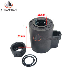 Pieza de excavadora 14550884 14550883 14527267 para Volvo EC55 210B/240B/290B núcleo de válvula de bobina de válvula solenoide de bloqueo de seguridad piloto - Product Image 1