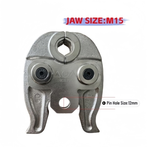 Outil de sertissage de tuyau électrique <span class=keywords><strong>hydraulique</strong></span> en acier Compact Pro PIN Hole 12mm avec mâchoires M15 18 22 28 35mm pour la construction HVAC - Product Image 2