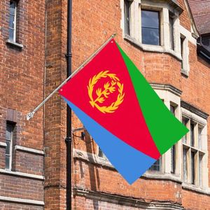 3x5Ft Eritrea <b>Flag</b> Polyester With Two Brass Grommets Single Layer Hanging Outdoor and Indoor Decor - Product Image 3