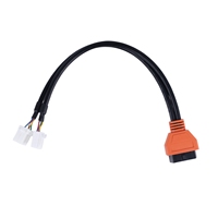 Adaptateur de diagnostic OBD2 16 broches femelle avec bypass 8 broches FCA SGW 12 pour véhicules Chrysler, Dodge, Jeep, Ram