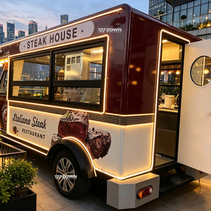 ZOWN Chariot alimentaire commercial entièrement personnalisé, remorque mobile de concession, unité de cuisine complète pour la création de start-up de restauration de rue - Product Image 1