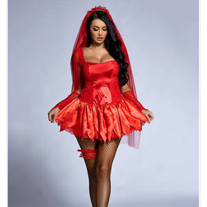 <span class=keywords><strong>Costume</strong></span> de haute qualité pour adultes, tenue sexy pour jeux de rôle, robe de <span class=keywords><strong>mariée</strong></span>, cosplay, <span class=keywords><strong>costume</strong></span> d'<span class=keywords><strong>Halloween</strong></span> pour femmes - Product Image 1