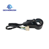 Interruptor Combinado para Columna de Dirección Genhorizon, Conector Redondo de Ocho Pines, Control de Luces y Señales de Giro para Cargadora de Ruedas Universal