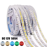 12V 24V LED-Streifen 5054 IP20 IP65 IP67 Wasserdicht 60 120LEDs/m Weiß Blau Rot Grün Flexible Tape Light Ausstellungs lampe