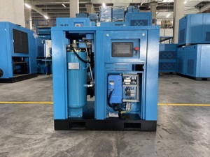 Compresor de Tornillo de 10 HP y 13 Bares, 0.8M3/min, 28.3cfm, de Alta Eficiencia, Bajo Ruido, Lubricado con Aceite, Refrigerado por Aire, con Rodamiento Neumático - Product Image 3