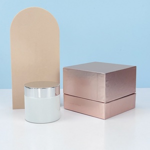 Cajas de Papel para Frascos de Vidrio con Logotipo Personalizado, Cajas de Embalaje Cuadradas para Cosméticos para Pequeñas Empresas, Frascos para Velas con Tapa y Cajas de Embalaje - Product Image 3