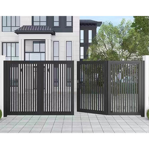Puerta de Patio de Aluminio de Estilo Chino Moderno, Duradera, Fácil de Montar, 8 Pies de Altura, para Uso en Exteriores, Villas y Entradas Familiares - Product Image 4