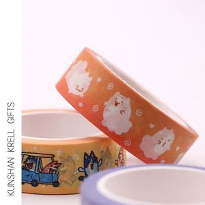 Ruban Washi Personnalisé pour Carnet de Notes, Super Longue Boucle, Motif Dessin Animé Mignon, Matériel DIY pour Carnet de Notes - Product Image 5