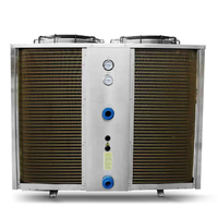 Pompe à chaleur électrique à air chaud haute température efficace en acier inoxydable R410A pour le chauffage et la climatisation des sols des hôtels et des foyers